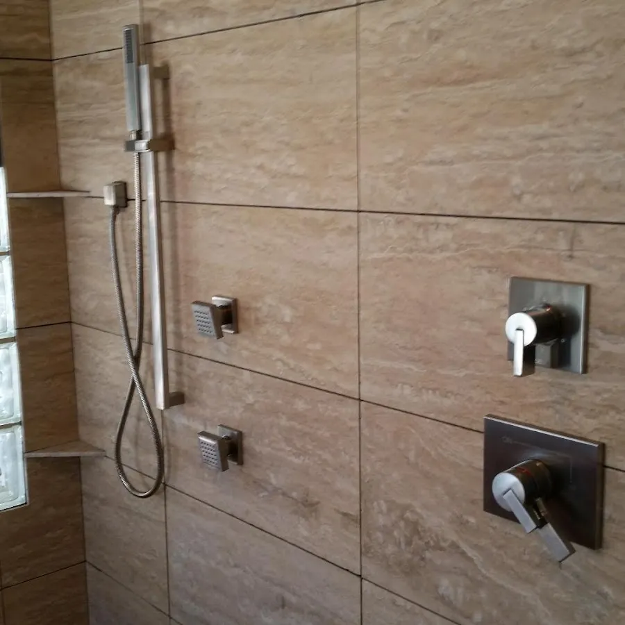 Shower fixture installation for Water Heater Replacement in Charlotte